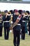 Military Tattoo COLCHESTER ESSEX UK 8 July : Bandsmen on parade
