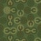 Military texture. Soldier camouflage ornament. khaki green background. Geometric Army seamless pattern