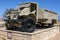 A military truck at El Alamein War Museum in northern Egypt