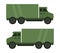 Military truck icon illustrated in vector on white background