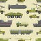 Military trucks pattern.