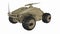 Military vehicle High Mobility Multipurpose Wheeled Isolated, 3d illustration