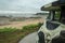 Military watchtower on a beach on Kinmen Island, Taiwan