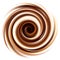 Milk and chocolate swirl, abstract cream texture background