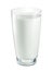 Milk in a glass isolated on white background. Healthy diet. Clean eating. Tall beverage glass. Breakfast, protein rich dairy produ