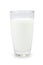 Milk in a glass. Protein rich dairy product