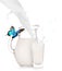 Milk jug with papilio butterfly