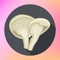 Milk mushroom flat design icon