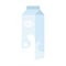 Milk paper bottle Cartoon vector illustration isolated object
