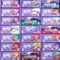 Milka chocolate chocolates different types variety background square