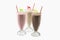 Milkshake vanilla, chocolate, strawberry