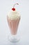 Milkshake with Whipped Cream and Cherry