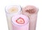 Milkshakes chocolate flavor ice cream set collection