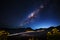 Milky way across Mt.Bromo,East Java,Indonesia