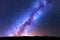 Milky Way ant stars. Space. Scenic night landscape