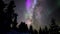 Milky Way Bristlecone Pine Forest Time Lapse and Simulated Aurora Solar Flare