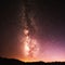 Milky Way with Flying Meteor at Death Valley National Park, California