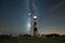 Milky Way Galaxy behind Bodie Lighthouse