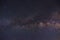 Milky way galaxy dark sky deep night