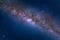 Milky way galaxy and outer deep space view from Atacama desert, Chile