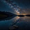 Milky Way Illuminates the Majestic Mountain Landscape