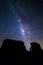 Milky way at Lalu rock formations, Sakaeo, Thailand