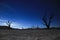 The Milky Way and the night sky over the Namib Desert, Sosusfleu Park.