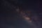 Milky Way on night sky at Srinagarindra dam, Kanchanaburi, Thailand