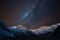 Milky way over Annapurna range, Nepal