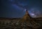 Milky Way over the desert