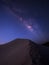 Milky Way over the desert of sahara, morocco