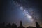 Milky Way Over Trona Pinnacles