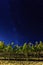 Milky way over vineyards in California\'s wine country