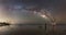 Milky Way Panorama at Botany Bay Beach