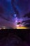 Milky Way Rising over Badlands National Park