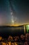 Milky way in the sky of Croatia