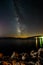 Milky way in the sky of Croatia