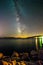 Milky way in the sky of Croatia