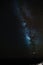 Milky way and starfield with cosmic Nebula