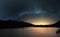 Milky Way after sunset at Juneau, Alaska