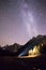 Milky way in val Fiscalina