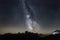 Milkyway over Dolomites in a summer night