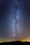 Milkyway with woodland in the foreground.