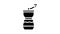 mill coffee grinder manual glyph icon animation