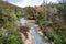 Mill Creek in Ozark Mountains, Arkansas in autumn season