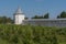 Mill tower and fortress wall in Spaso-Prilutsky Monastery, Vologda, Russia