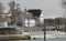 Mill and weir on the river Thames