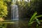 Millaa Milla Falls in the summer in Queensland, Australia