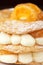Millefeuille with tangerine