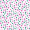 Millefleur small dense pink seamless pattern.